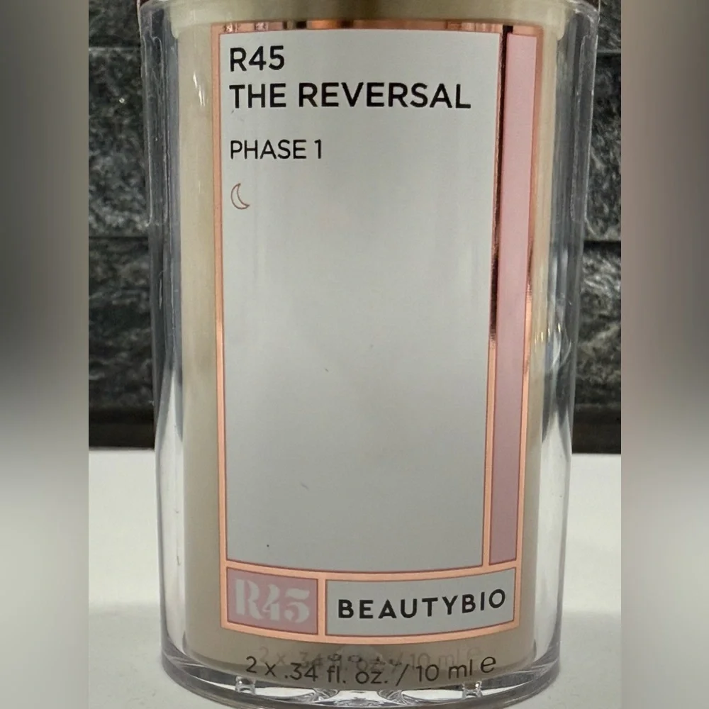 Beauty Bio R45 The Reversal Phase 1, 1A & 1B  2 x .34fl oz, New & Sealed NWOB
